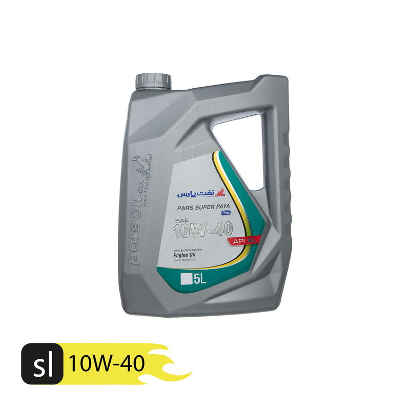 روغن موتور خودرو پارس مدل سوپرپایا پلاس 10w40حجم 5 لیتر